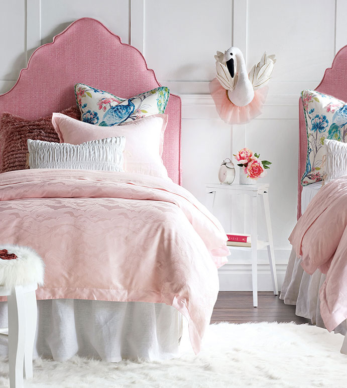 We are here to help whether you need a gender neutral nursery, a pretty girl’s room or a rambunctious boy’s room. Custom bedding for any room.