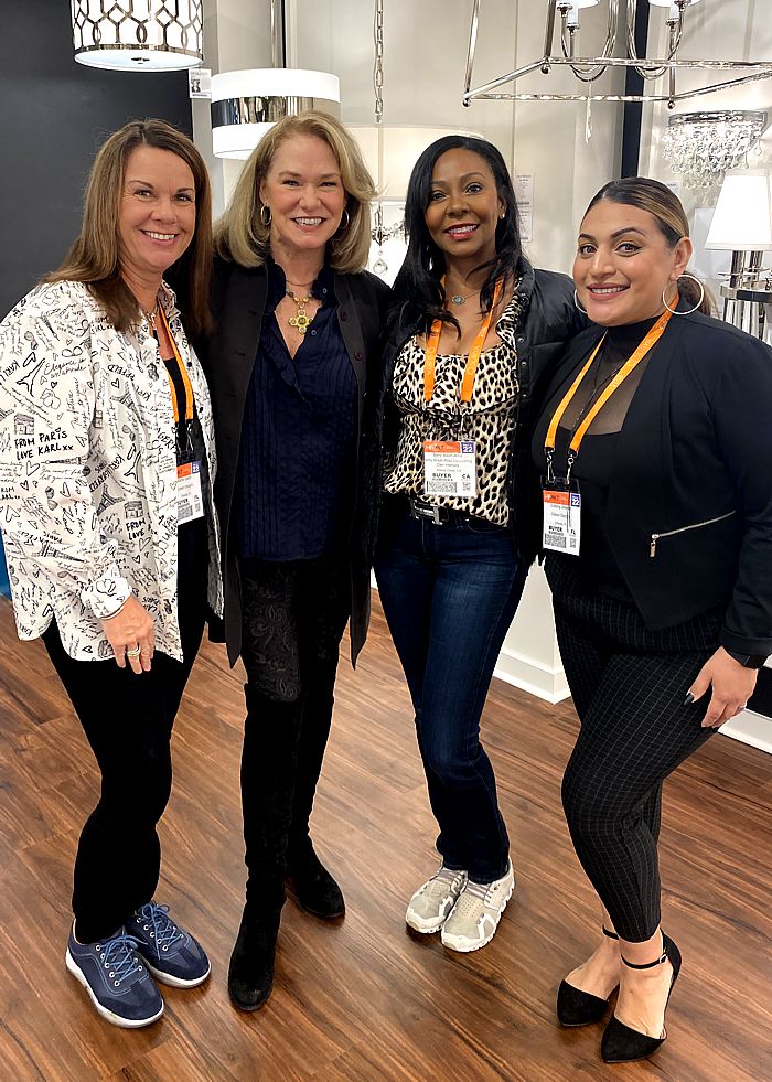 News from local interior designer Betty Bolah-Roul. Betty met with Libby Langdon while at the Las Vegas Market in the Crystorama showroom filled with beautiful chandeliers and light fixtures..
