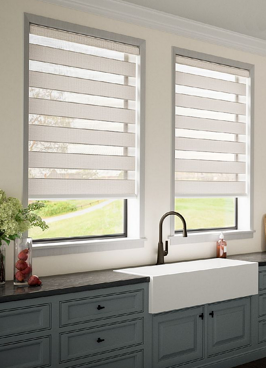 Blinds, shades and shutters from well known brands like Hunter Douglas, Alta, Lafayette and Horizon.